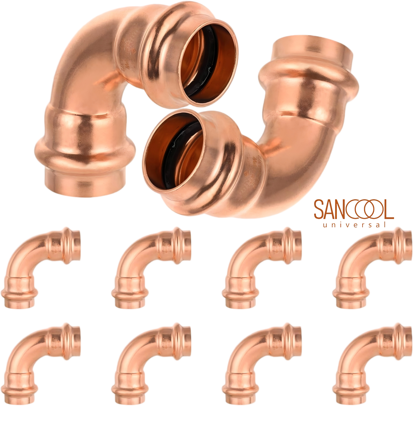 XUMAI 90 Degree long-radius Elbow For Copper Tube - Image 3